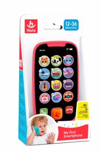 Primul Meu Telefon Smart Roz Cu Muzica Si Lumini