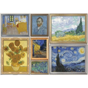 Puzzle Trefl 1000 Art Collection Vincent Van Gogh - Img 2