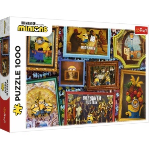 Puzzle Trefl 1000 Minionii - Img 1