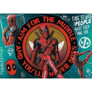 Puzzle Trefl 1000 Premium Plus Marvel Deadpool Si Wolverine - Img 2
