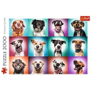 Puzzle Trefl 2000 Catelusii Amuzanti - Img 3