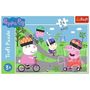 Puzzle Trefl 24 Maxi Purcelusa Peppa Pig - Img 3