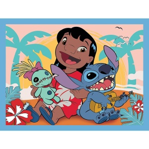 Puzzle Trefl 2In1 Memo Moomin Disney Stitch Lilo - Img 2