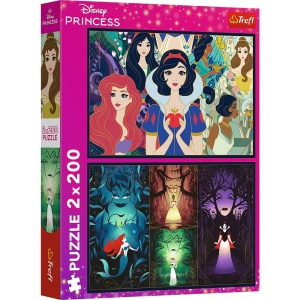 Puzzle Trefl 2X200 Disney Frumoasele Printese