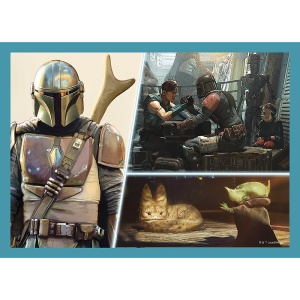 Puzzle Trefl 4In1 Star Wars - Mandalorianul - Img 5