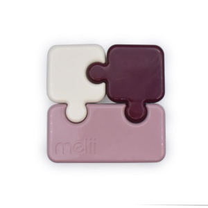 Recipient Hrana Bebe Model Puzzle, Melii Luxe, Roz Ivoire Mura