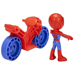 Spiderman Set Motocicleta Si Figurina Spidey 6Cm - Img 6