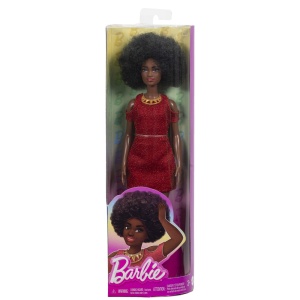 Barbie Fashionistas Papusa Barbie Mulatra Cu Par Afro