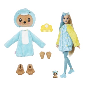 Barbie Papusa Barbie Cutie Reveal Delfin Urs - Img 2