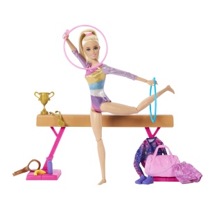 Barbie Papusa Barbie You Can Be Gimnasta Blonda - Img 8