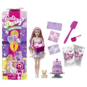 Barbie Papusa Party Unboxed Reveal Blonda - Img 6