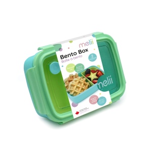 Cutie Pranz Bento 880Ml Cutie Detasabila Melii Blue Mint Lime