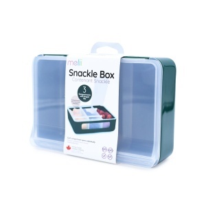Cutie Snack 3 Compartimente, Melii, Pine Green