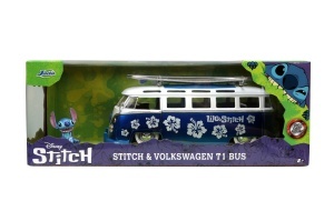 Jada Autobuz Metalic Si Figurina Stitch Scara 1:24 - Img 1