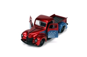 Jada Marvel Set Masinuta Metalica Ford Pick Up Scara 1:32 Si Figurina Metalica Spider Man - Img 7