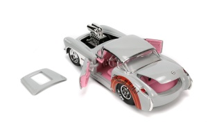 Jada Masinuta Metalica Bugs Bunny 1957 Chevrolet Corvette 1:24 - Img 6