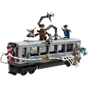 Lego Marvel Lupta Pe Acoperisul Trenului Omul Paianjen Si Doc Ock 76321 - Img 2