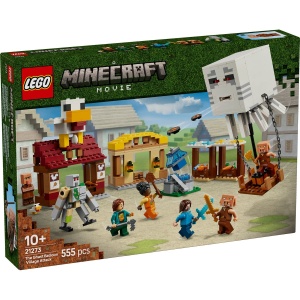Lego Minecraft Atacul Baloanelor Ghast Asupra Satului 21273 - Img 1
