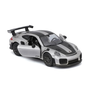 Maisto Masinuta Metalica Speed Icons Porsche 911 Gt2 Rs Silver Black Scara 1 La 64 - Img 3