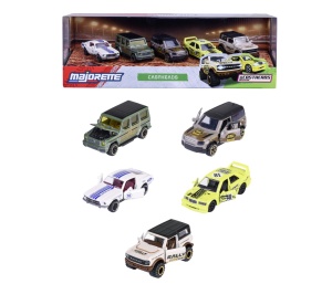 Majorette Set 5 Masinute Metalice Castheads 7.5Cm