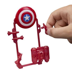 Marvel Avengers Action Vers Set Figurina Captain America Si Accesorii 11.4Cm - Img 5