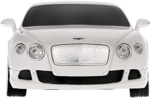 Masina Cu Telecomanda Bentley Continental Gt Alb Cu Scara 1 La 24 - Img 3