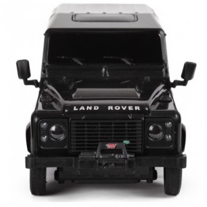 Masina Cu Telecomanda Land Rover Defender Negru Cu Scara 1 La 24 - Img 3