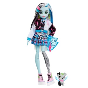 Monster High Papusa Frankie Stein Cu Animalut Si Accesorii - Img 2