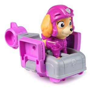 Patrula Catelusilor Action Pups Set Vehicul De Salvare Hoverboard Si Figurina Skye 5 Cm - Img 6