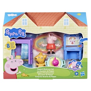 Peppa Pig Set De Joaca Dormitorul Lui Peppa Cu Figurine Si Si Accesorii