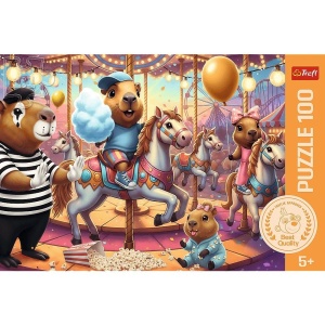 Puzzle Trefl 100 Capibara In Vacanta - Img 3