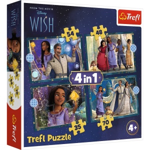 Puzzle Trefl 4In1 Wish Visele Devin Realitate