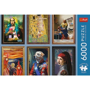Puzzle Trefl 6000 Premium Plus Colectie De Arta Distractiva Cu Poster Inclus - Img 3