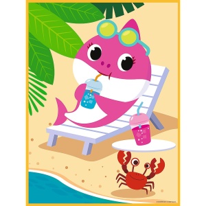 Puzzle Trefl Primo Baby Maxi 2X10 Baby Shark - Img 2