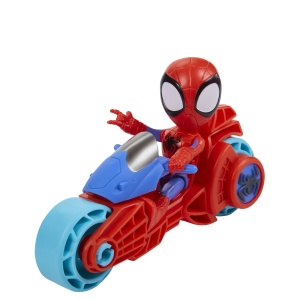 Spidey Prietenii Extraordinari Set Motocicleta Si Figurina Spidey 10Cm - Img 2
