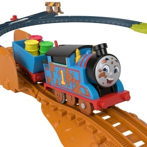 Thomas Set De Joaca Cu Locomotiva Muddy Motorizata Si Accesorii - Img 4
