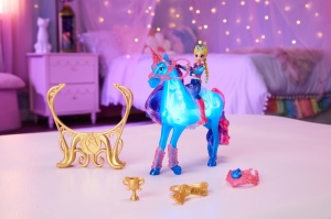 Unicorn Academy Set Antreneaza Si Straluceste Unicornul River Si Papusa Isabel - Img 6