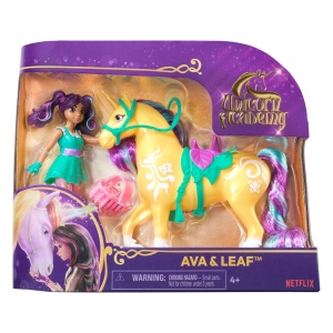 Unicorn Academy Set Unicorn Leaf Si Papusa Ava - Img 1