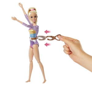 Barbie Papusa Barbie You Can Be Gimnasta Blonda - Img 5