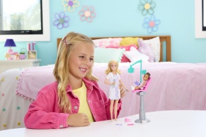 Barbie Set De Joaca Papusa Barbie Blonda Face Cariera Dentist - Img 3
