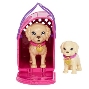 Barbie Set Papusa Barbie Pup Adoption - Img 7
