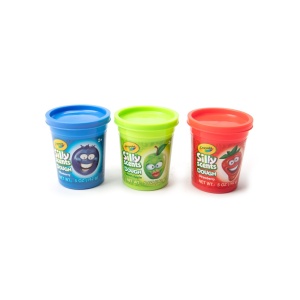 Crayola Silly Scent Set 3 Borcanase Cu Plastilina Parfumata 142G - Img 2