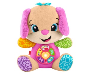 Fisher Price Catelusa Interactiv Cu Urechi Roz Rade Si Invata - Img 2