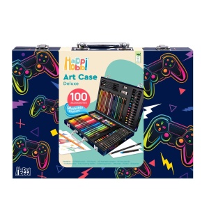Happi Hobbi Art Case Set De Desen Deluxe Cu 100 De Accesorii Joc Video