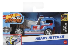 Hot Wheels Masinuta Metalica Cu Sistem Pull Back Heavy Hitcher Scara 1:43