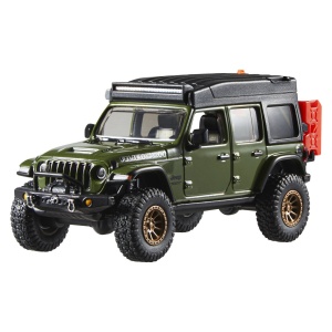 Hot Wheels Premium Real Riders Masinuta Metalica Jeep Wrangler 392 Rubicon Scara 1 La 43 - Img 6