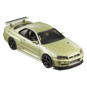 Hot Wheels Premium Real Riders Masinuta Metalica Nissan Skyline Gt-R Scara 1:43 - Img 4