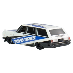 Hot Wheels Premium Real Riders Pop Culture Masinuta Metalica Nissan Skyline Van 69 Scara 1:64 - Img 5