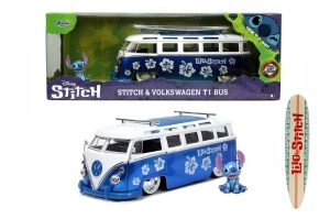 Jada Autobuz Metalic Si Figurina Stitch Scara 1:24 - Img 8