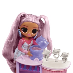 L.o.l. Surprise! Omg Sweet Nails Kitty K Café Set Papusa Cu Accesorii - Img 5